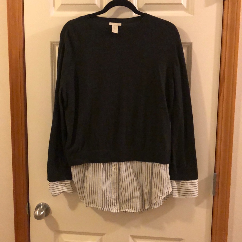 Layered sweater